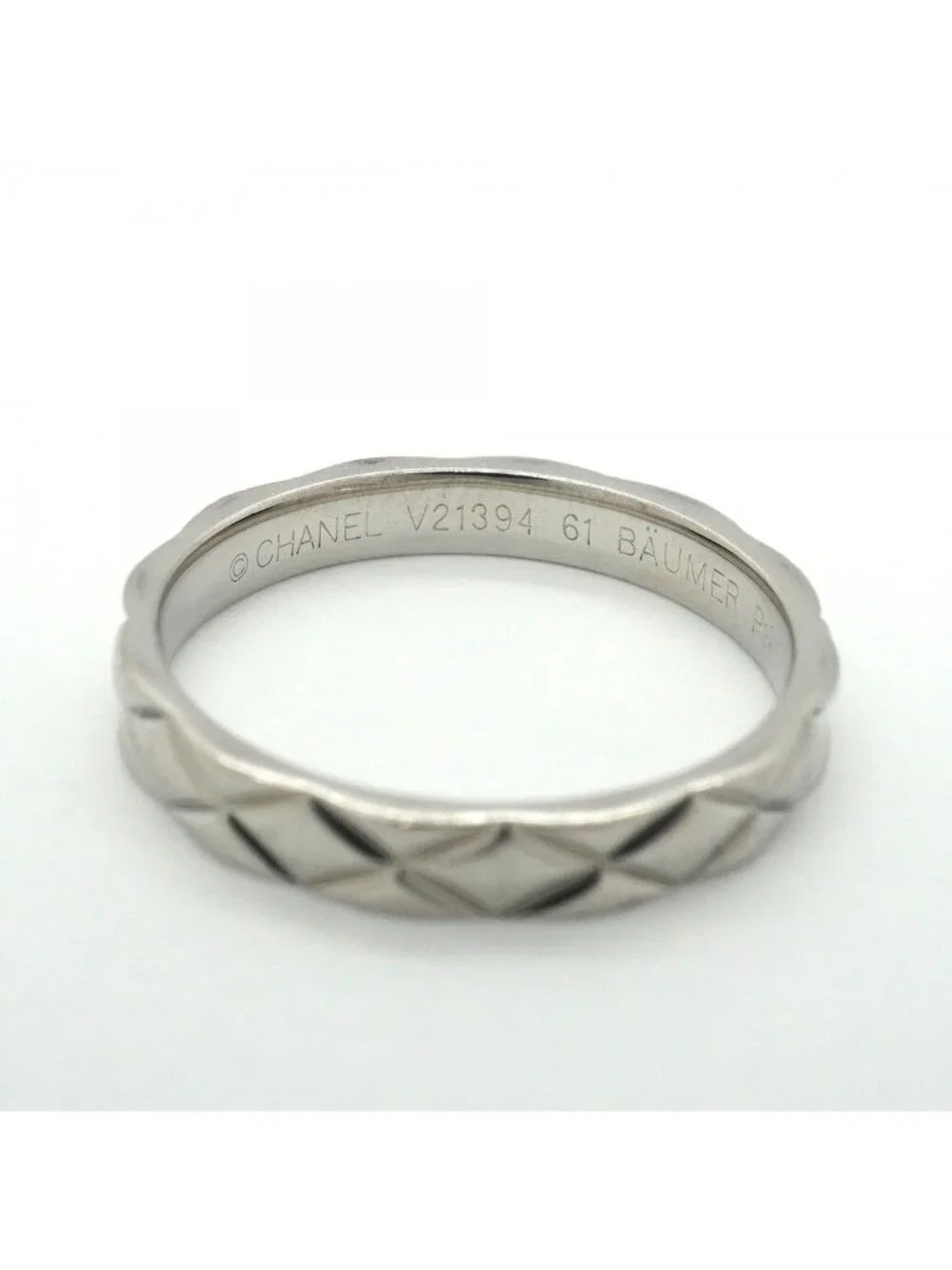 CHANEL ring matelasse